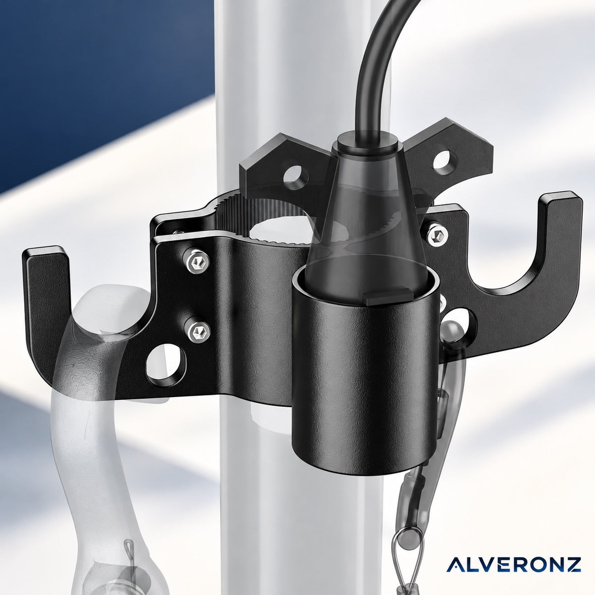 Alveronz-Aluminum Trailer Towing Chain Organizer