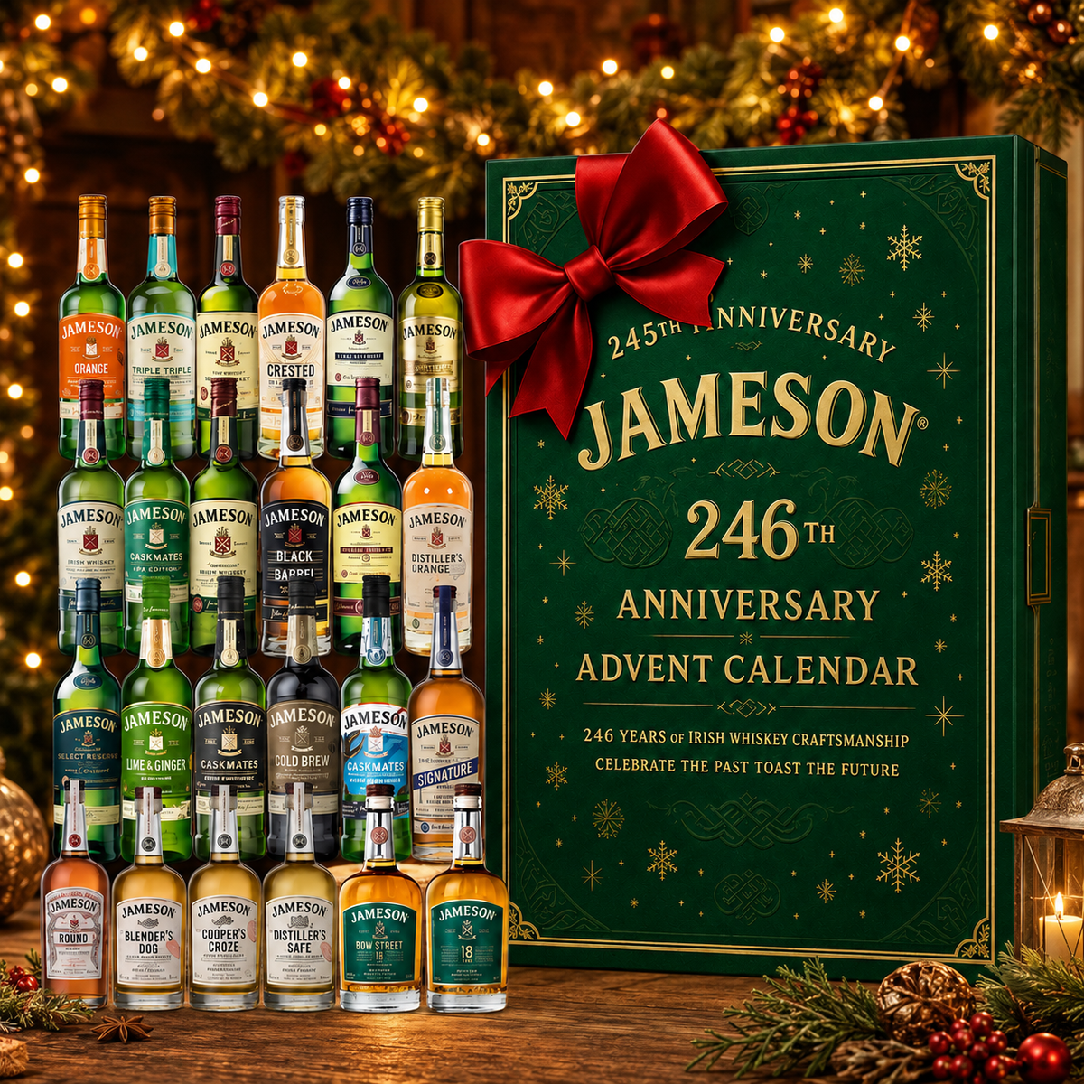Irish Whiskey — decorative acrylic calendar reference