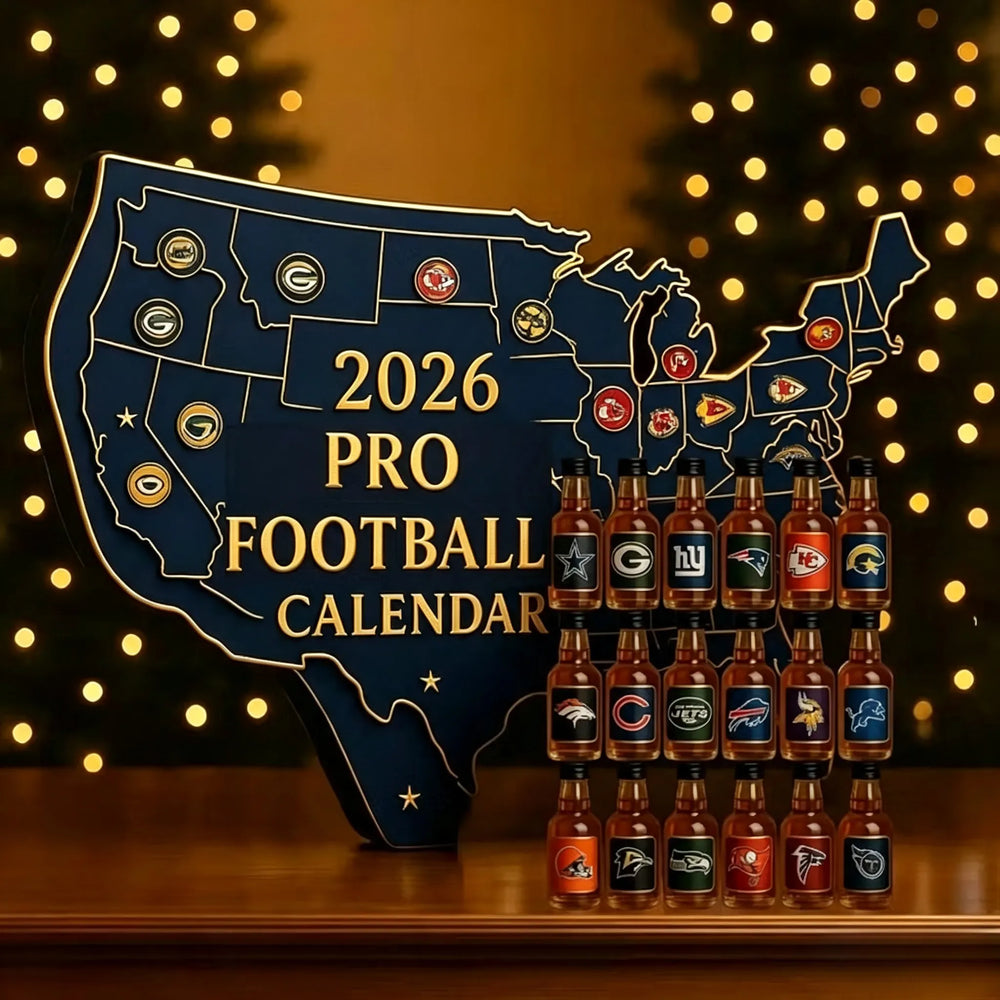 Football Edition — decorative acrylic calendar reference