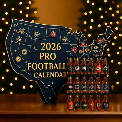 Football Edition — decorative acrylic calendar reference