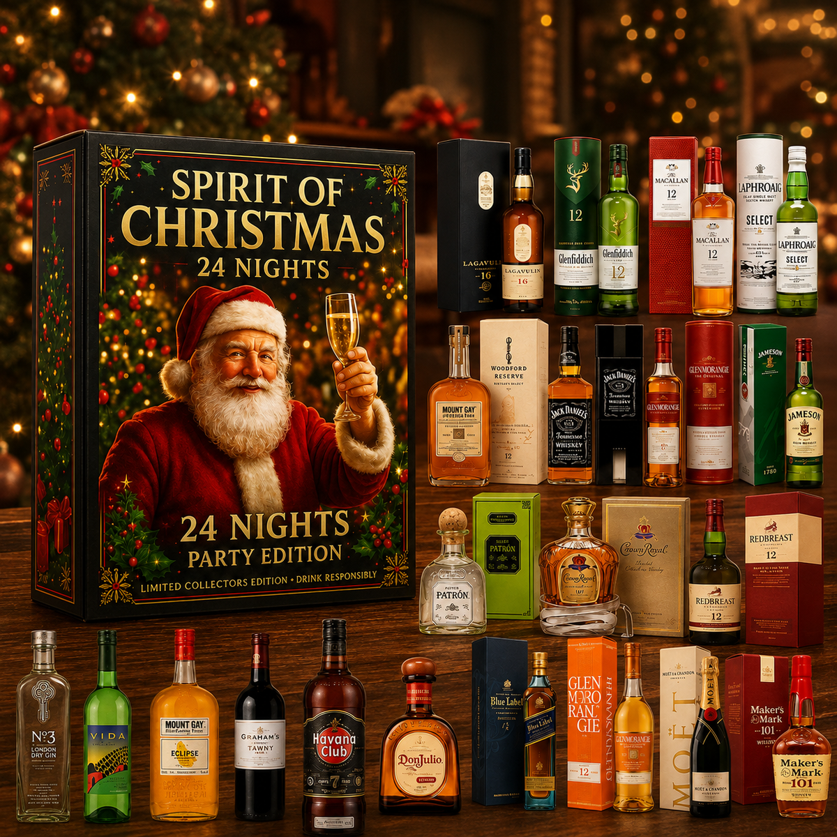 Spirit of Christmas — decorative acrylic calendar reference