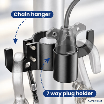 Alveronz-Aluminum Trailer Towing Chain Organizer