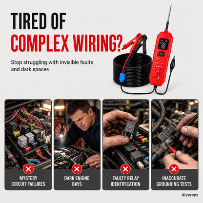 ALEVRONZ-Automotive Circuit Tester with Digital Display