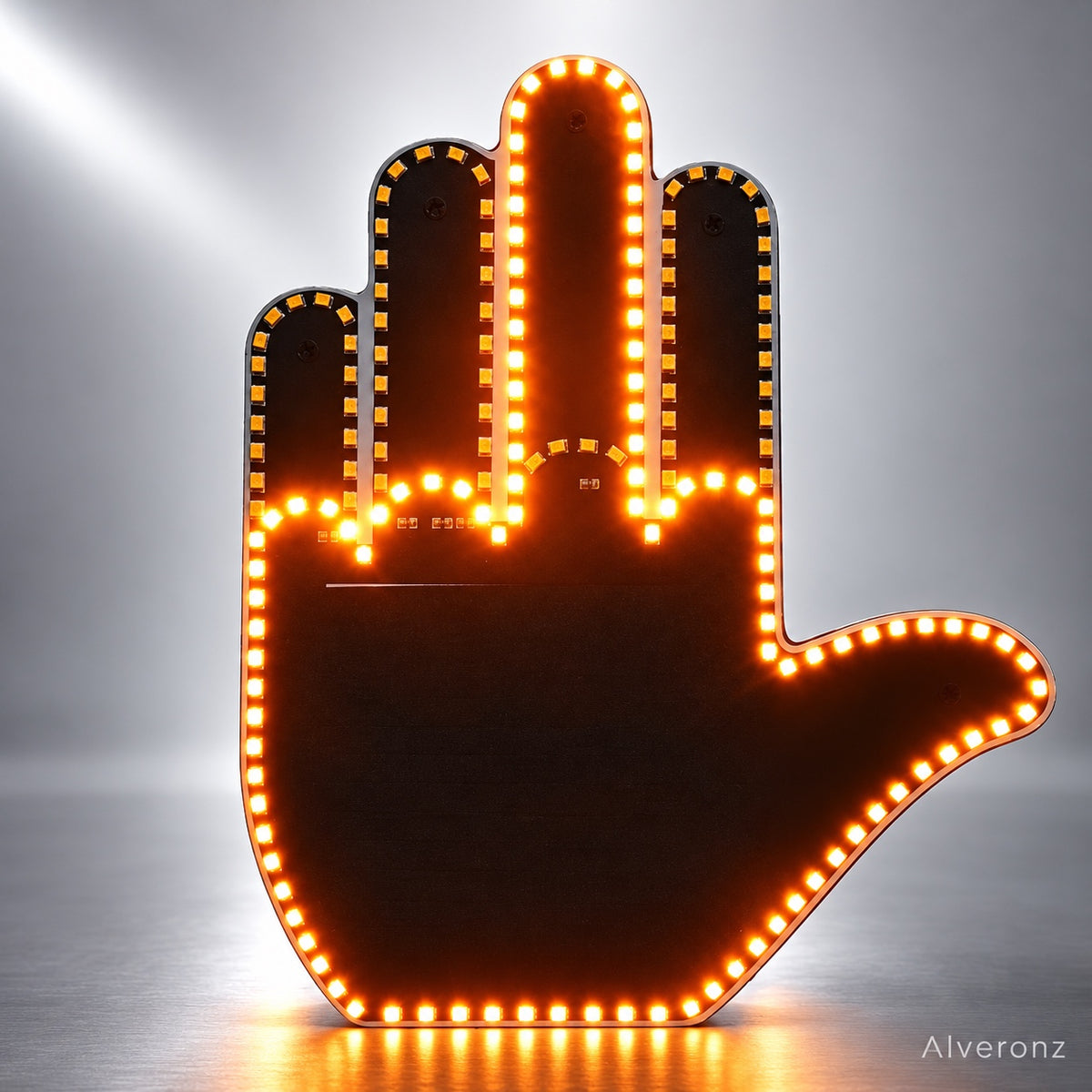 Alveronz-LED Car Finger Sign