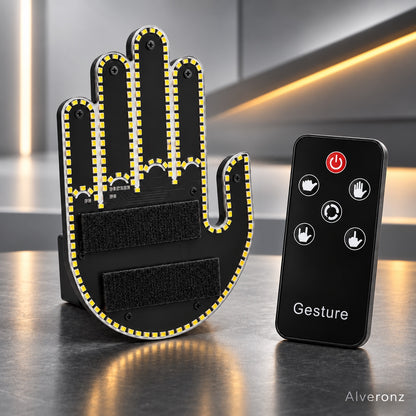 Alveronz-LED Car Finger Sign