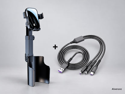 Alveronz-Car Cup Holder Phone Mount