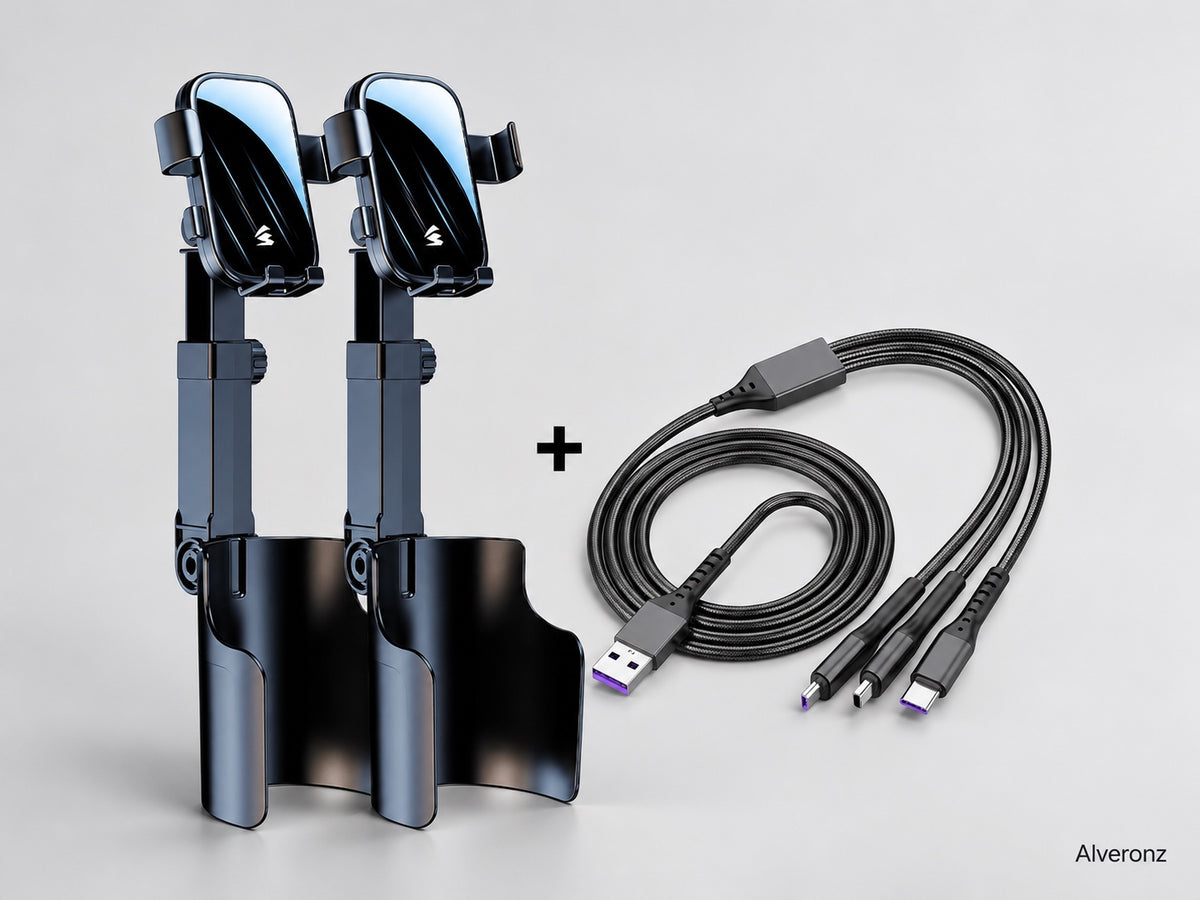 Alveronz-Car Cup Holder Phone Mount