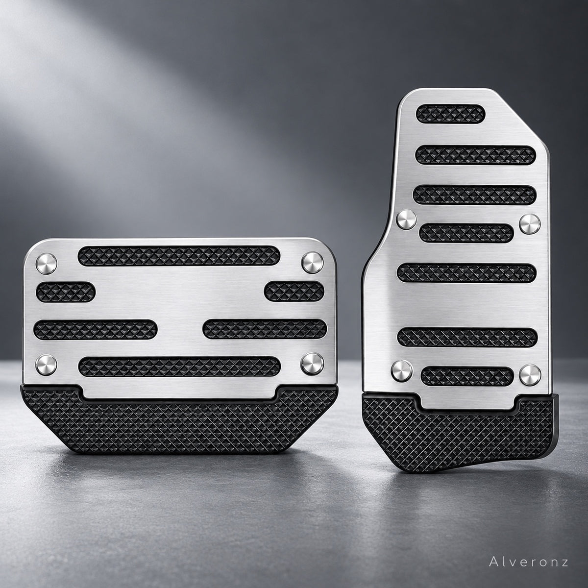 Alveronz-2PCS NonSlip Universal Automatic Foot Brake Gas Cover Pad Pedal Accessories Car