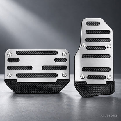 Alveronz-2PCS NonSlip Universal Automatic Foot Brake Gas Cover Pad Pedal Accessories Car