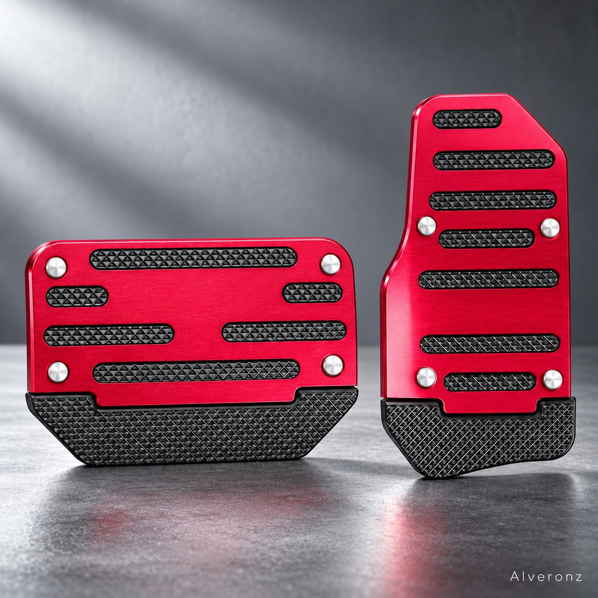 Alveronz-2PCS NonSlip Universal Automatic Foot Brake Gas Cover Pad Pedal Accessories Car