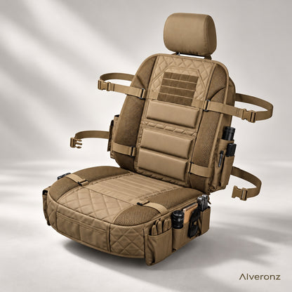 Alveronz-Tactical MOLLE Car Seat Cover Organizer